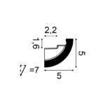 Perfil Luz Indirecta C 362 CURVE - Imagen 2